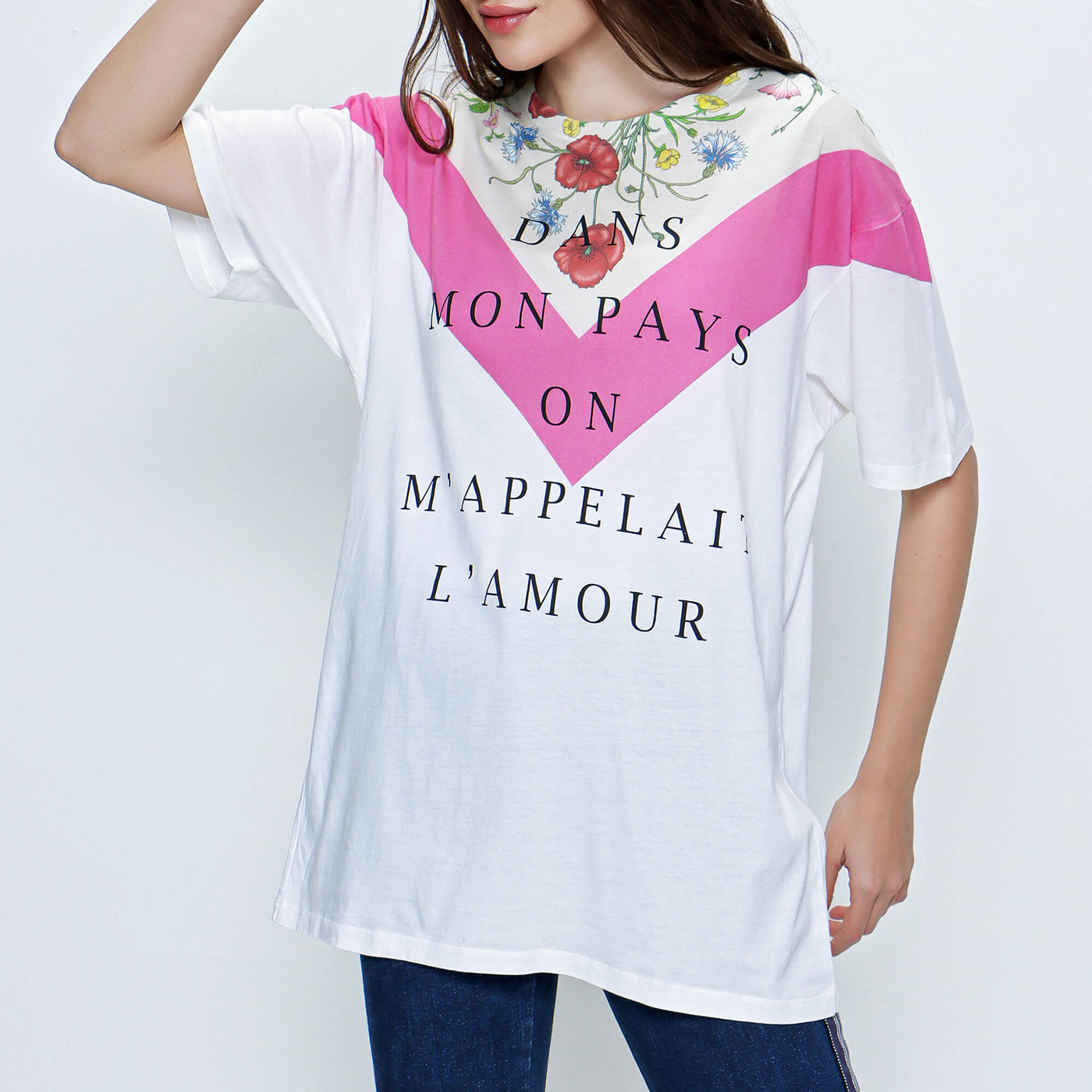 Gucci - White Dans Mon Pays On M'appelait L'amour T shirt 